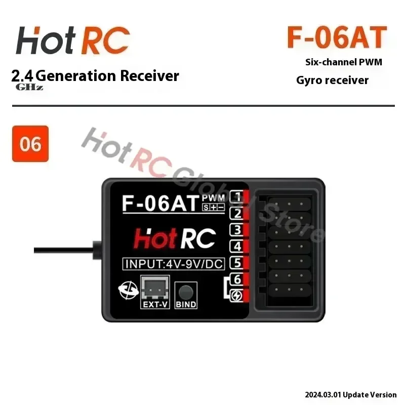 HOTRC 2.4Ghz 4/6/8 ช่องสัญญาณ  - Drone Racing Receiver บทวิจารณ์และราคา