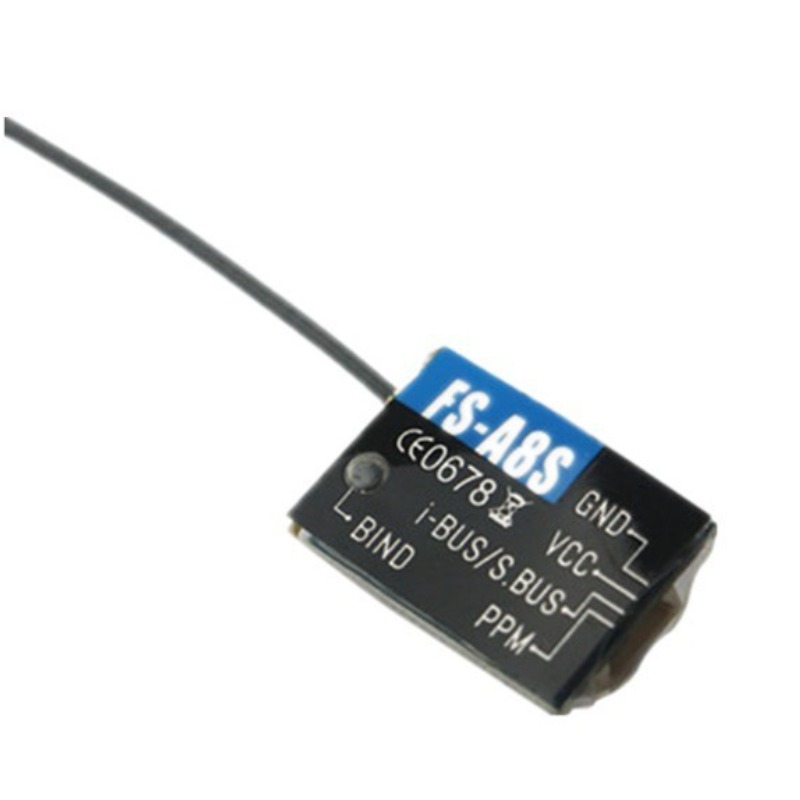 FS-A8S 2.4G 8CH ตัวรับสัญญาณ R - Drone Racing Receiver บทวิจารณ์และราคา